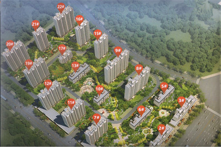 正大文苑精装修2室2厅1卫78㎡